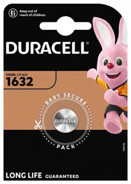 Duracell lithiumbatteri DL1632 IEC CR1632
