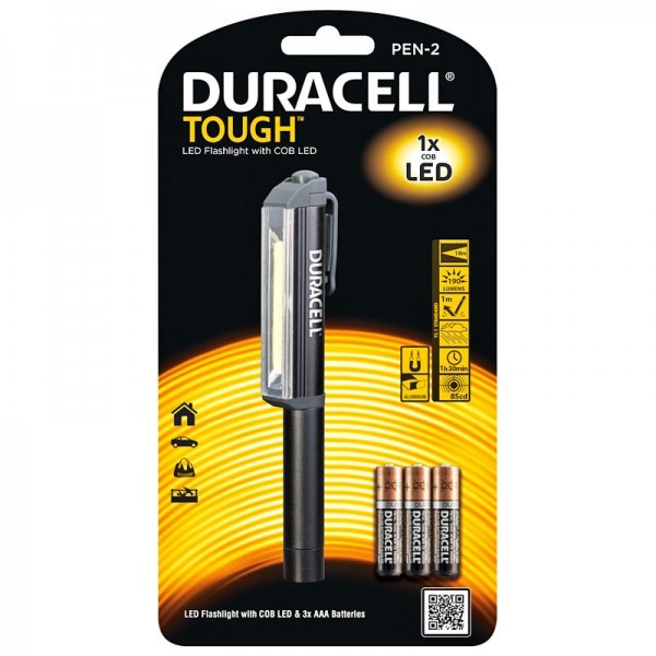 Duracell Touch PEN-2 LED-lyspenne, ultraklar med op til 190 lumen