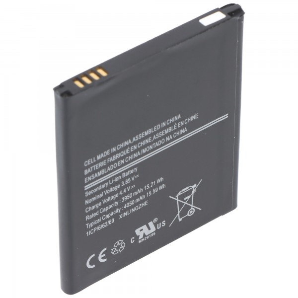 Batteri passer til Samsung Galaxy Xcover 6 Pro, SM-G736B, Li-Polymer, 3.85V, 4050mAh, 15.59Wh