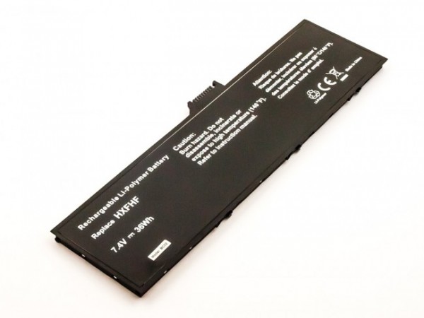 Batteri passer til Dell Venue 11 Pro 7130, Li-Polymer, 7,4V, 4850mAh, 35,9Wh