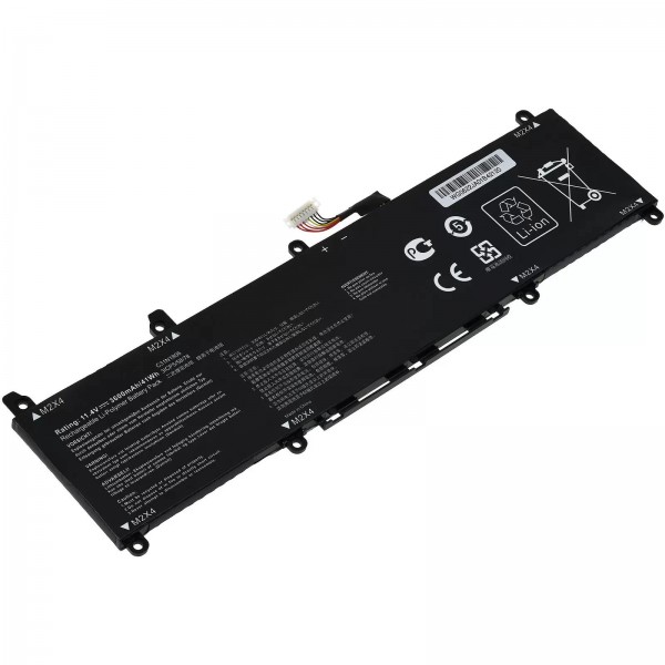 Batteri til bærbar Asus VivoBook S13 S330FA-EY138T / S13 S330FA-EY005T / Type C31N1806 - 11,55V - 3600 mAh