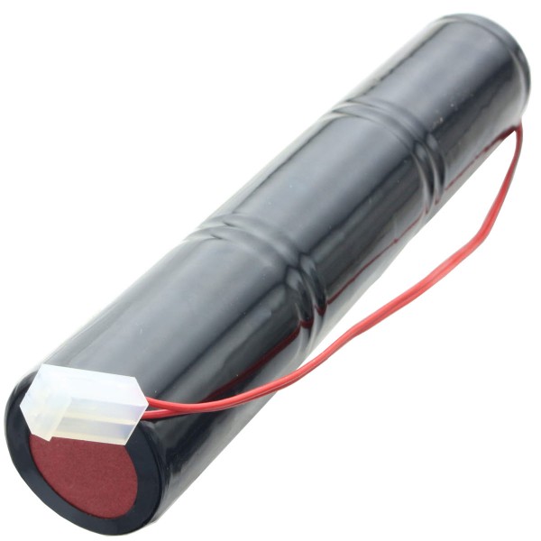 Nødlysbatteri NiCd 3,6V 4500mAh L1x3 Mono D med 200mm kabelsidet og CGM2-stik erstatter 3,6V batteri
