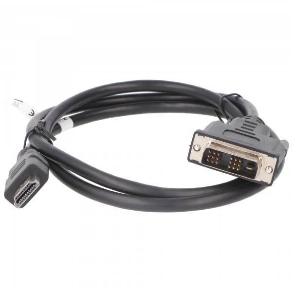 HDMI-kabel med DVI-D-stik Kabellængde 1 meter