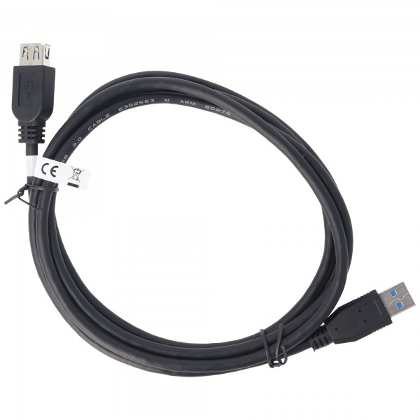 USB 3.0 SuperSpeed Extension Cable 1,8m, USB 3.0 Mand (Type A)> USB 3.0 Kvinde (Type A)