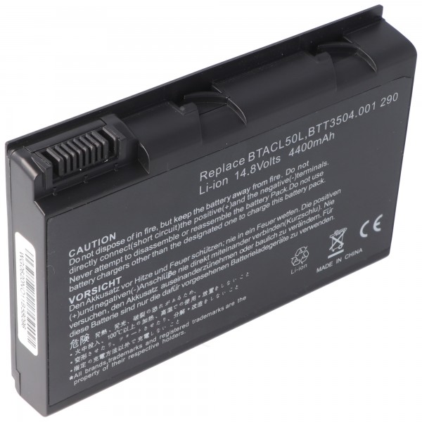 AccuCell batteri til Acer TravelMate 650, BTP-650, 916-2320