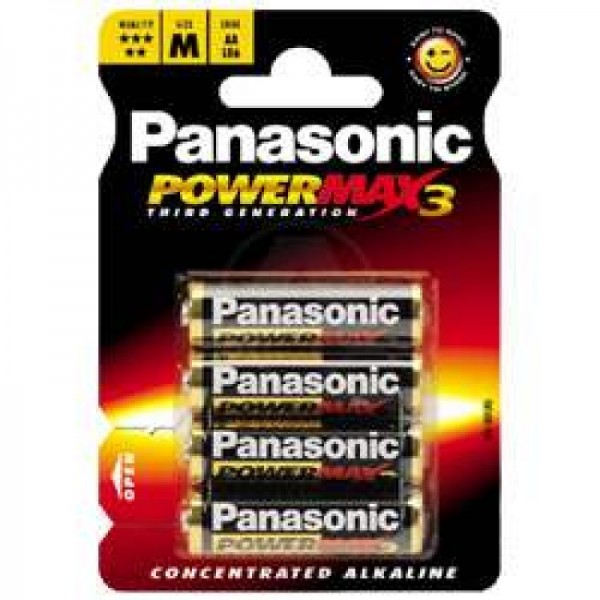 Panasonic PowerMax3 4-pack Mignon / AA