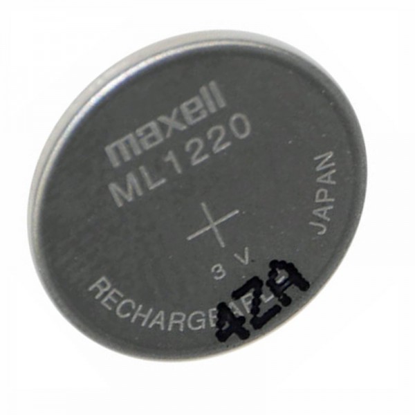 ML1220 batteri Li-Mn 3,0 volt 18mAh knapcelle diameter 2 x 12,5 mm