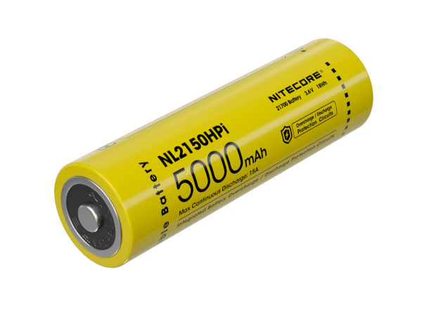 Nitecore Li-Ion batteri 21700, 5000mAh, NL2150HPi