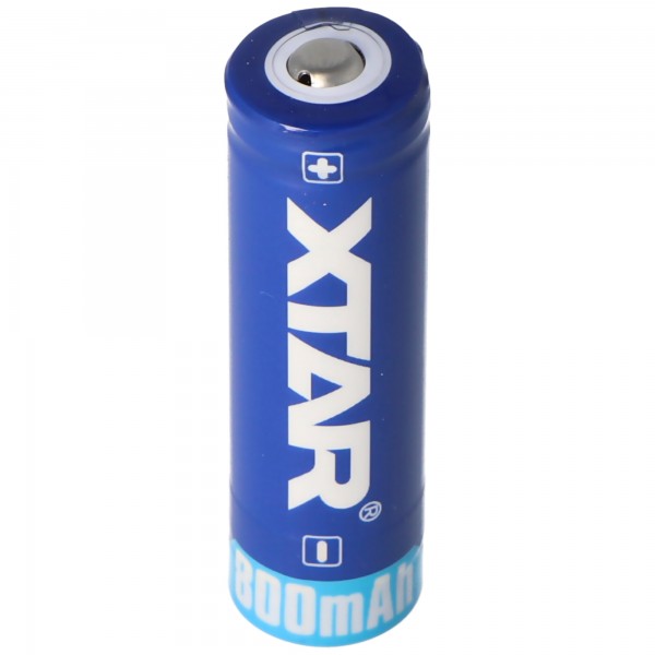 Xtar 14500 - 800 mAh 3,6 V - 3,7 V beskyttet Li-Ion batteri