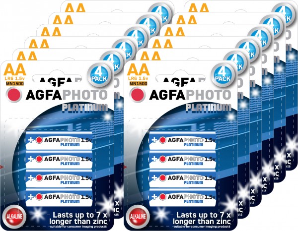 Agfaphoto Alkaline Battery, Mignon, AA, LR06, 1,5V karton (48-Pack)