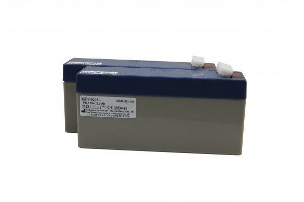 Blybatteriindsats egnet til Protocol Propaq 102EL / 104/106 / 202EL