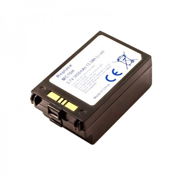 Batteri passer til Symbol MC70 Batteri MC70H, 82-71363-03, 82-71365-01, BTRY-MC70EAB00, 3600mAh