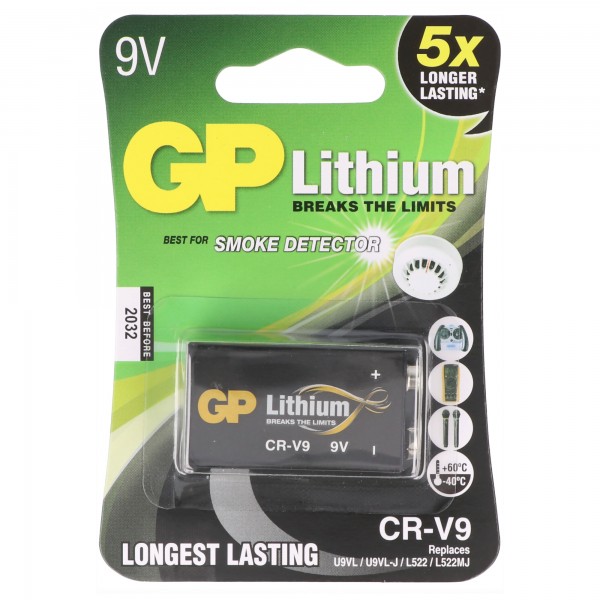 9V batteri GP Lithium 1 stk