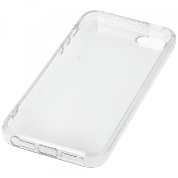 Etui egnet til Apple iPhone 5 - gennemsigtigt beskyttelsescover, antigul luftpude, faldsikring, silikone mobiltelefon cover, robust TPU etui