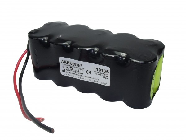 NC-batteri egnet til Mela defibrillator Econ-B