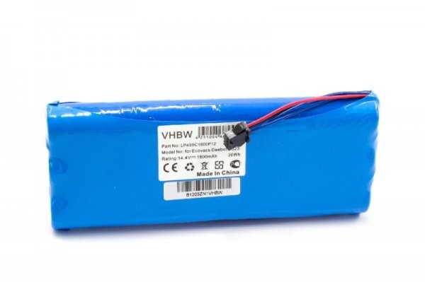 Batteri passer til Ecovacs Deebot D523, D540, D550 14.4V 1800mAh Ni-MH
