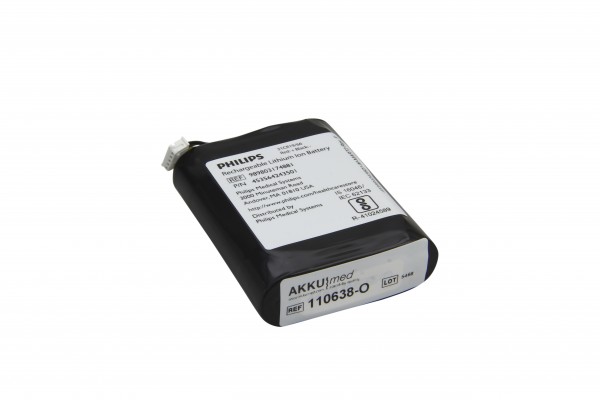 Original Li Ion-batteri Philips Monitor SureSigns VM1, 2+ Type 989803174881 / REF