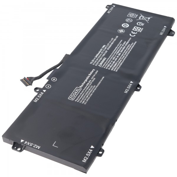 Batteri passer til HP ZBook Studio G3, Li-Polymer, 15,2V, 3400mAh, 51,7Wh, indbygget uden værktøjer