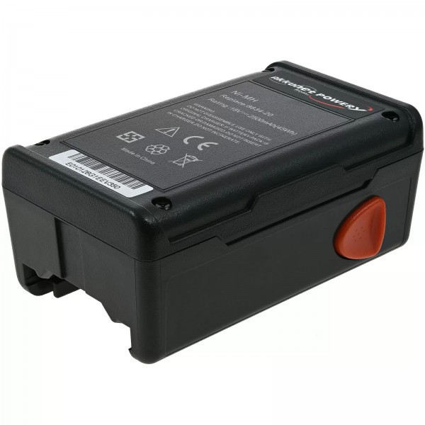 Power batteri velegnet til elektrisk trimmer Gardena SmallCut 300, type 8834-20 18 Volt 2500mAh