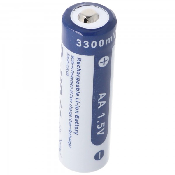 AA 1,5V 3300mWh typisk 2000mAh lithium-ion-batteri, der kun kan genoplades med en speciel oplader