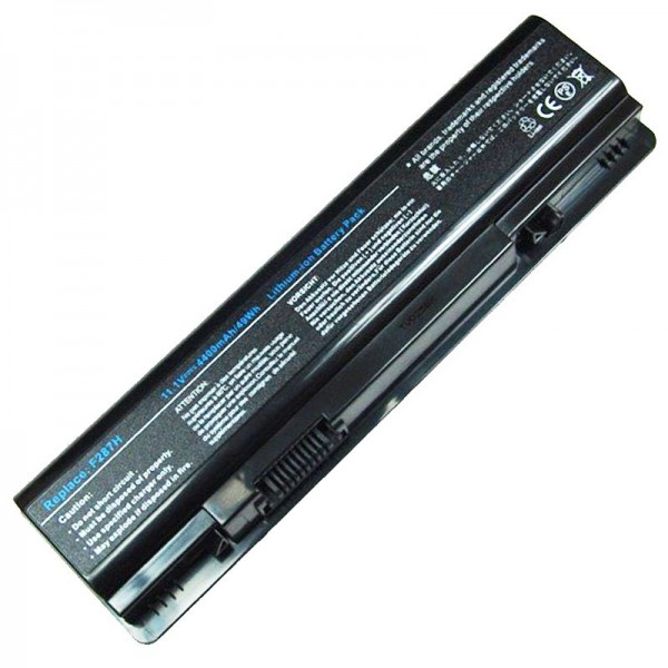 Batteri passer til Dell Vostro A860 batteri, Inspiron 1410, sort 4400mAh