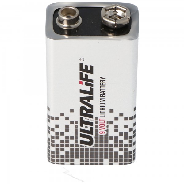 Ultralife lithiumbatteri 9 Volt, E-Blok, U9VL, U9VL-J, U9VL-JP