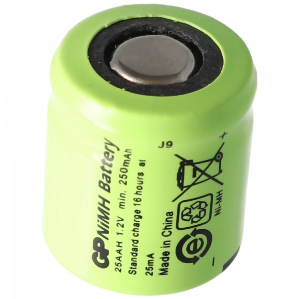 GP GP25AAH genopladeligt batteri NiMH 1/3 AA Mignon uden loddetabel