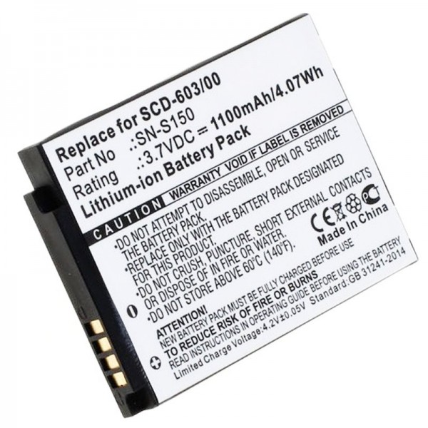 Batteri passer til Philips Avent SCD603 Batteri SN-S150, digital video baby monitor