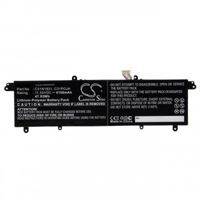Batteri passer til Asus Zenbook UX392FN, ZenBook S13 UX392FN, C31N1821, C31POJH, 0B200-03210100 11.55 volt 4150mAh 47.93Wh