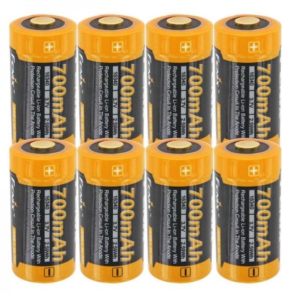 8x genopladelige batterier, der passer til Netgear ARLO VMC3030, ARLO VMC3230, ARLO VMC3330, ARLO VMC3430 3,7 Volt 700mAh + 2x Batteriopbevaringsboks Gratis!