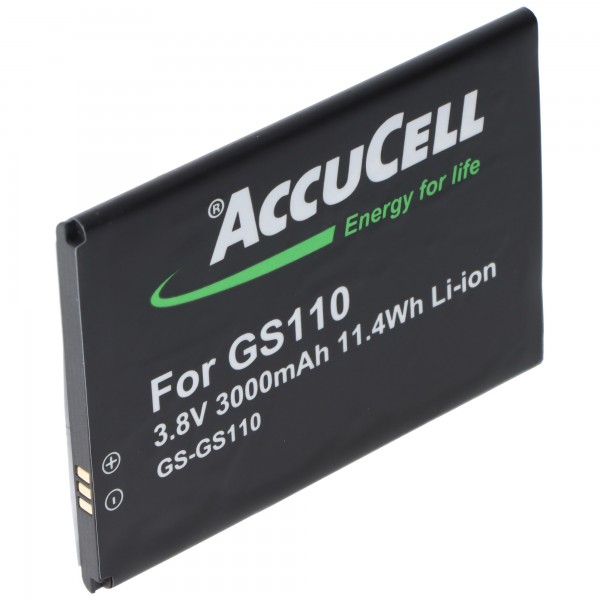 Batteri passer til Gigaset GS110 Li-ion 3.8V 3000mAh 11.4Wh