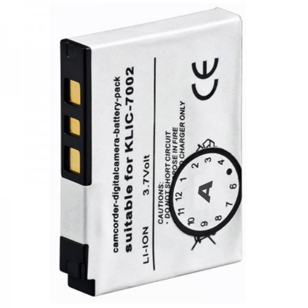 AccuCell batteri passer til Kodak Klic-7002, EasyShare V530