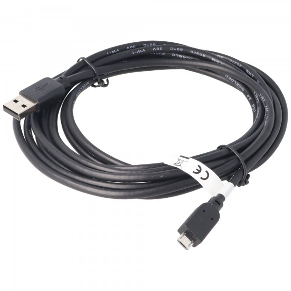 USB 2.0 Hi-Speed Cable 300cm En Mand til USB Micro B Mand