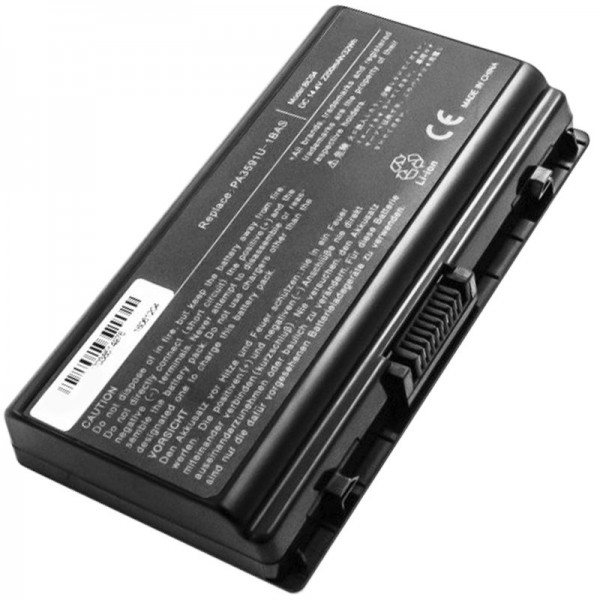 Batteri passer til Toshiba batteri PABAS115, PA3615U-1BRM, PA3615U-1BRS, 4400mAh
