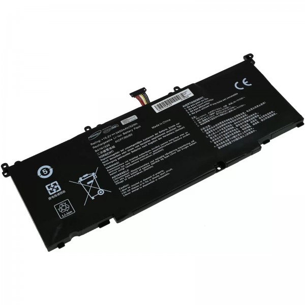 Batteri passer til gaming laptop Asus ROG GL502, FX502, type B41N1526 og andre - 15.2V - 3400 mAh