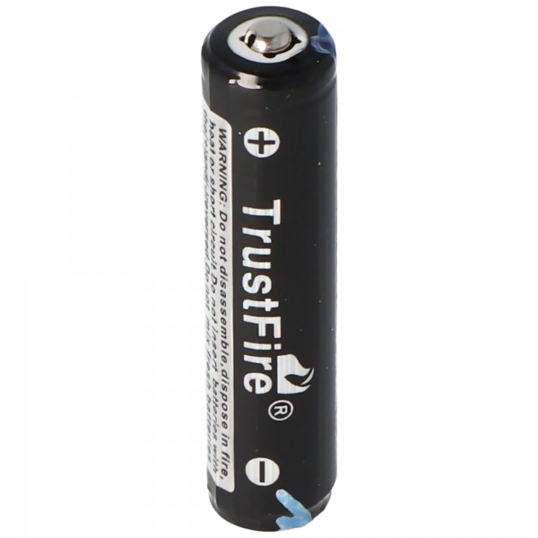 Trustfire 10440 - 300mAh 3.6V - 3.7V Beskyttet Li-Ion Cell (Flame)