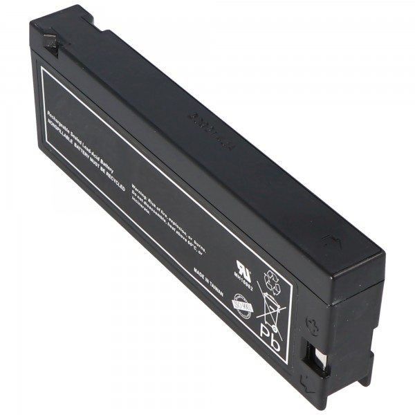 Blysyrebatteri passer til Hellige Transportmonitor SMP300, SMP320