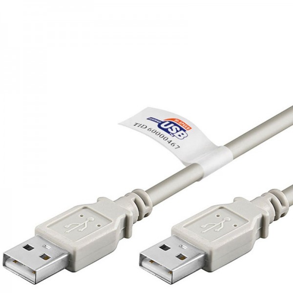 USB 2.0 Hi-Speed kabel med en mand til en mand, længde 3 meter