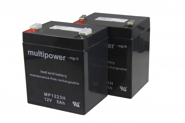 Genopladeligt batteri, der passer til Maxi Sky 600 Lifter 2x12 Volt 5.0 Ah - 403.10500