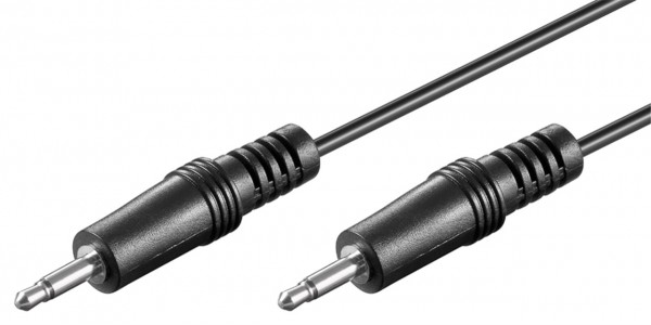 Goobay lydforbindelseskabel AUX, 3,5 mm mono - stik 3,5 mm stik (2-benet, mono) > stik 3,5 mm stik (2-benet, mono)