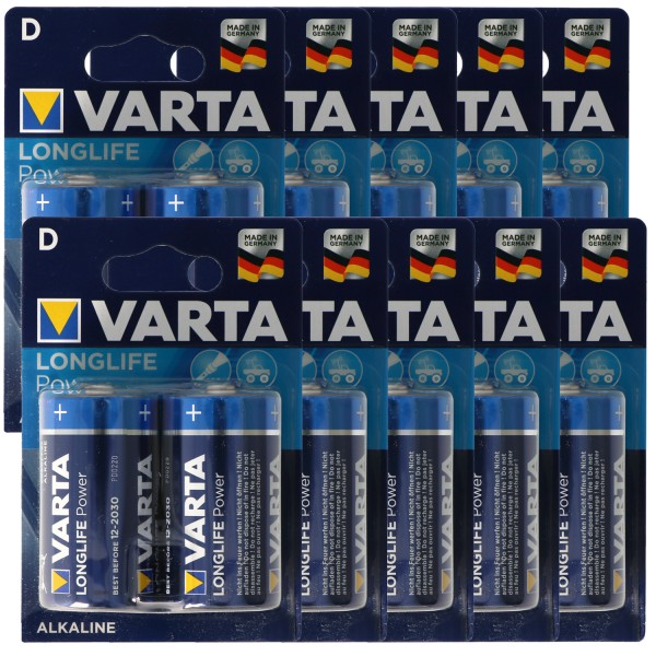 Varta High Energy Mono / D 4920 10x 2-blister