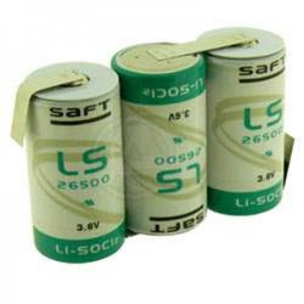 SAFT LS26500 Lithium-batteri Li-SOCI2, C-størrelse batteripakke