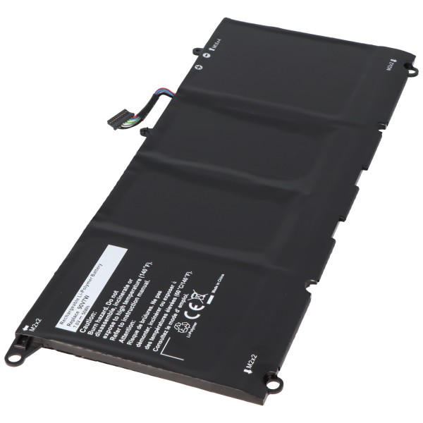 Batteri passer til Dell XPS 13 9343, Li-Polymer, 7.6V, 7370mAh, 56Wh, indbygget, uden værktøj