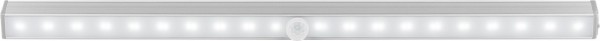 LED-armatur under kabinet med bevægelsesdetektor med 160 lm og koldhvidt lys (6500 K), ideel til skabe, vitriner, skuffer, korridorer og garager