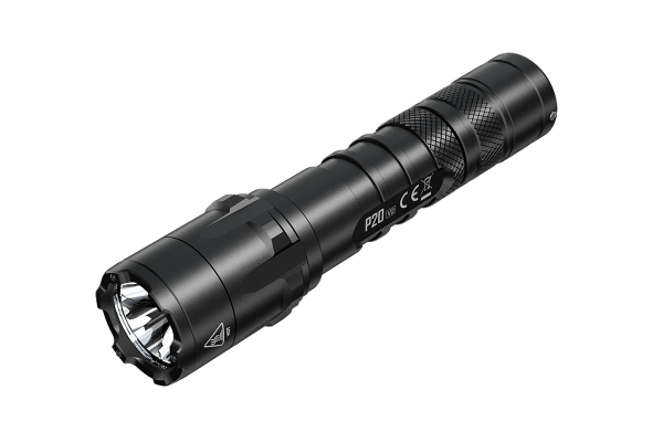 Nitecore P20 V2 LED lommelygte, 1100 lumen, taktisk lommelygte, tre brugertilstande, inklusive 2x CR123A lithium batterier
