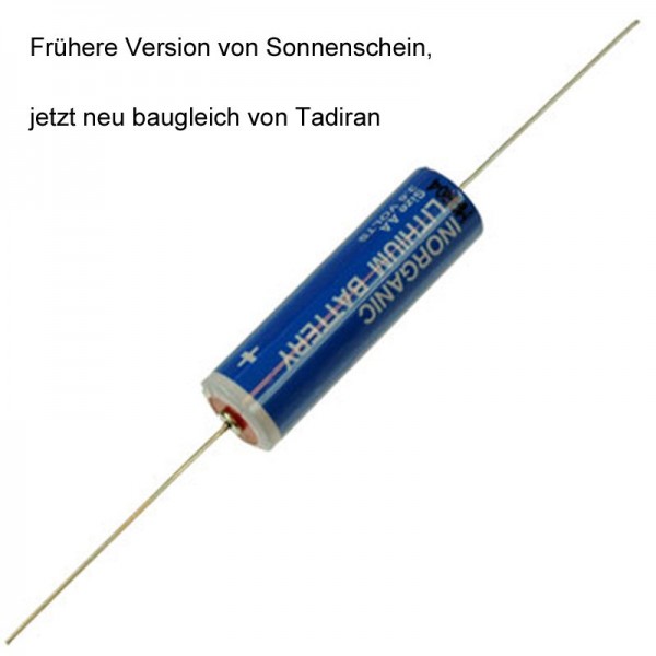 Solskin Uorganisk Lithium Batteri SL-360 / P Axial Wire