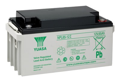 YUASA NP65-12 Batterieledning PB 12 Volt 65000mAh