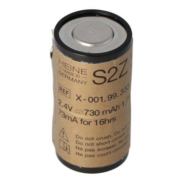 Original Heine S2Z Batteri X0199333 NiMH Batteri 2,5 Volt 650mAh