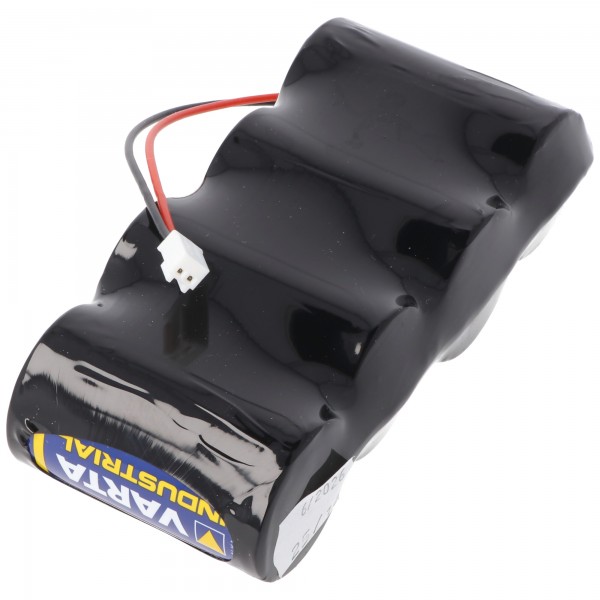 Varta alkaline batteripakke 4,8 volt med kabel og stik 4,8V