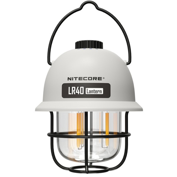 Nitecore LR40 LED campinglys med 2 lysfarver, inkl batteri, powerbank Camping lommelygte | LED'er, lygter, | Akkushop-Denmark